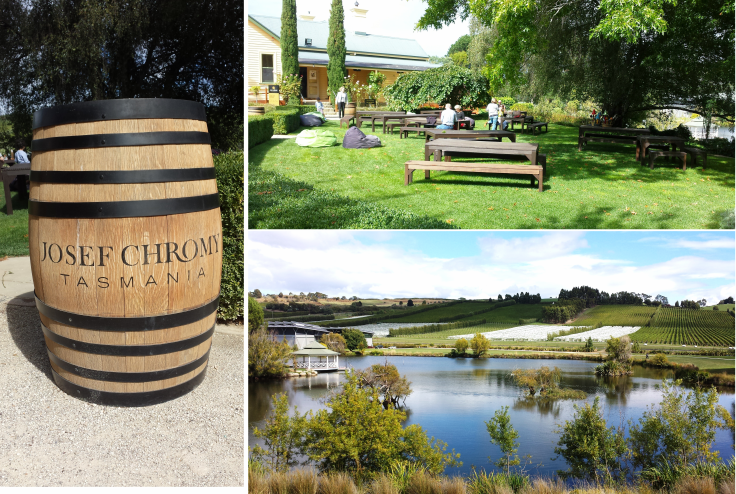 Josef Chromy - the perfect place for lunch on a glorious day